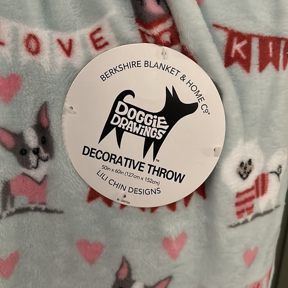 ♥️🐶🩷 🆕 Plush throw - Picture 3 of 3